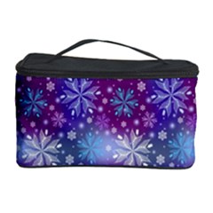 Snow White Blue Purple Tulip Cosmetic Storage by Pakrebo