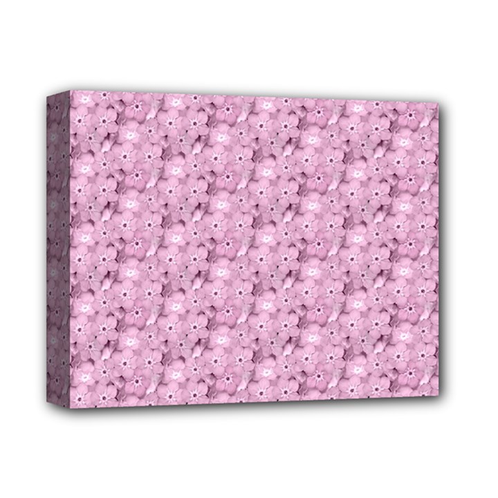 Texture Flower Background Pink Deluxe Canvas 14  x 11  (Stretched)