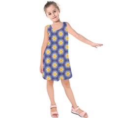 Graphic Pattern Seamless Kids  Sleeveless Dress