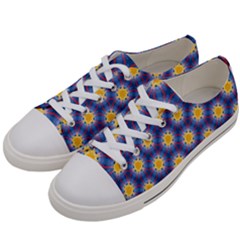 Graphic Pattern Seamless Women s Low Top Canvas Sneakers