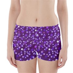 Textile Cross Pattern Square Boyleg Bikini Wrap Bottoms