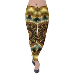 Pattern Abstract Background Art Velvet Leggings by Pakrebo