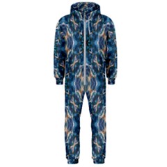 Graphic Pattern Bubble Wrap Bubbles Hooded Jumpsuit (men)  by Pakrebo