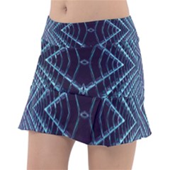 Sci Fi Texture Futuristic Design Tennis Skirt by Pakrebo