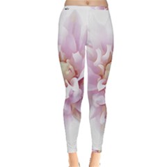 Abstract Transparent Image Flower Inside Out Leggings by Pakrebo