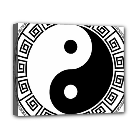 Yin Yang Eastern Asian Philosophy Canvas 10  X 8  (stretched) by Pakrebo