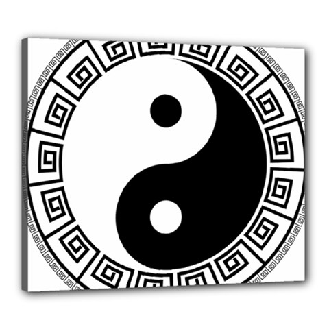 Yin Yang Eastern Asian Philosophy Canvas 24  X 20  (stretched) by Pakrebo