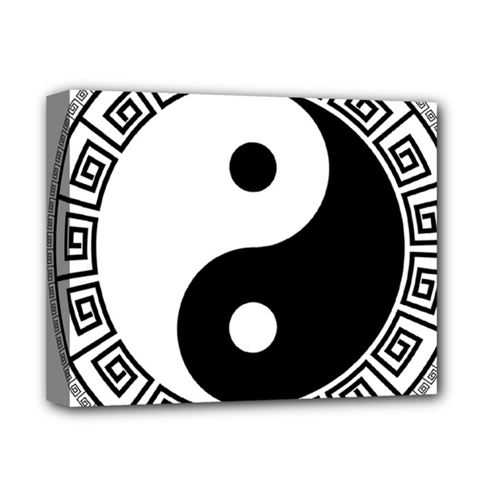 Yin Yang Eastern Asian Philosophy Deluxe Canvas 14  x 11  (Stretched)