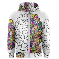 Brain Mind A I Ai Anatomy Men s Zipper Hoodie by Pakrebo
