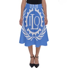 Flag Of International Labour Organization Perfect Length Midi Skirt by abbeyz71
