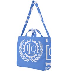 Flag Of International Labour Organization Square Shoulder Tote Bag by abbeyz71