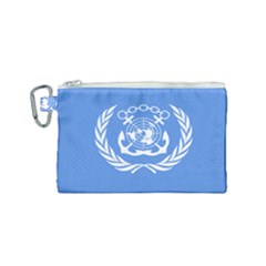 Flag Of International Maritime Organization Canvas Cosmetic Bag (small) by abbeyz71