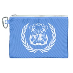 Flag Of International Maritime Organization Canvas Cosmetic Bag (xl) by abbeyz71