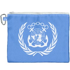 Flag Of International Maritime Organization Canvas Cosmetic Bag (xxxl) by abbeyz71