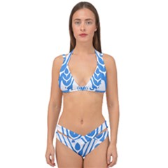 Logo Of Food And Agriculture Organization Double Strap Halter Bikini Set