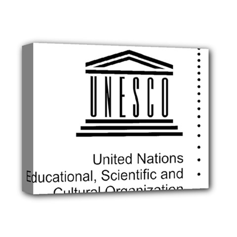 Logo Of Unesco Deluxe Canvas 14  X 11  (stretched)