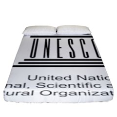 Logo Of Unesco Fitted Sheet (king Size) by abbeyz71