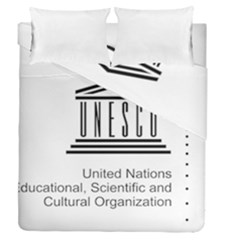 Logo Of Unesco Duvet Cover Double Side (queen Size) by abbeyz71