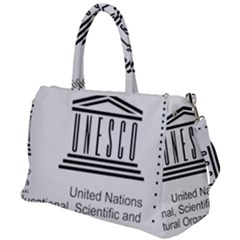 Logo Of Unesco Duffel Travel Bag by abbeyz71