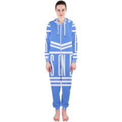 Flag Of Unesco Hooded Jumpsuit (ladies)  by abbeyz71