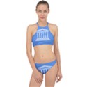 Flag of UNESCO Racer Front Bikini Set View1