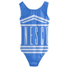 Flag Of Unesco Kids  Cut-out Back One Piece Swimsuit by abbeyz71