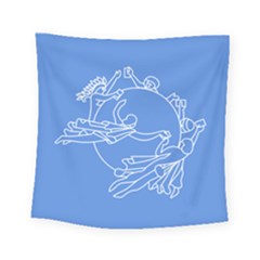 Flag Of Universal Postal Union Square Tapestry (small) by abbeyz71