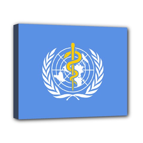 Flag Of World Health Organization Canvas 10  X 8  (stretched) by abbeyz71