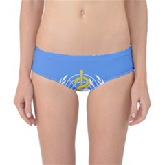 Flag Of World Health Organization Classic Bikini Bottoms by abbeyz71