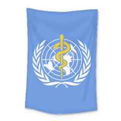 Flag Of World Health Organization Small Tapestry by abbeyz71