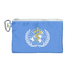 Flag Of World Health Organization Canvas Cosmetic Bag (medium) by abbeyz71