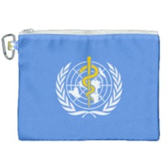 Flag Of World Health Organization Canvas Cosmetic Bag (xxl) by abbeyz71