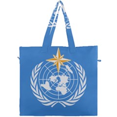 Flag Of World Meteorological Organization Canvas Travel Bag by abbeyz71