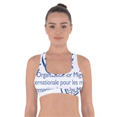 Logo Of International Organization For Migration Cross Back Sports Bra by abbeyz71