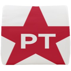 Logo Of Brazil Workers Party Seat Cushion by abbeyz71