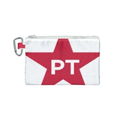 Logo Of Brazil Workers Party Canvas Cosmetic Bag (small) by abbeyz71