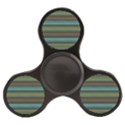 Stripes Teal Yellow Brown Grey Finger Spinner View2