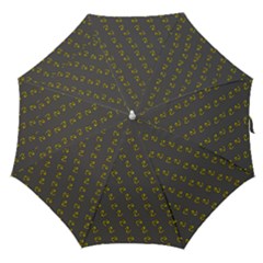 No Step On Snek Pattern Charcoal Dark Gray Background Meme Straight Umbrella by snek