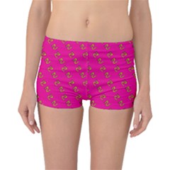 No Step On Snek Pattern Pink Background Meme Boyleg Bikini Bottoms by snek