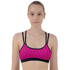 No Step On Snek Pattern Pink Background Meme Line Them Up Sports Bra by snek