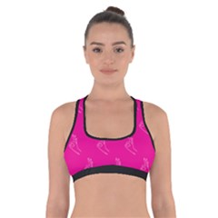 A-ok Perfect Handsign Maga Pro-trump Patriot On Pink Background Cross Back Sports Bra by snek