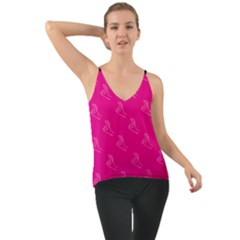 A-ok Perfect Handsign Maga Pro-trump Patriot On Pink Background Chiffon Cami by snek