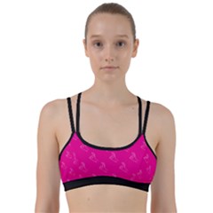 A-Ok Perfect handsign MAGA Pro-Trump Patriot on pink background Line Them Up Sports Bra