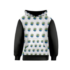 Apu Apustaja With Banana Phone Wall Eyed Pepe The Frog Pattern Kekistan Kids  Pullover Hoodie by snek