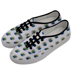 Apu Apustaja With Banana Phone Wall Eyed Pepe The Frog Pattern Kekistan Men s Classic Low Top Sneakers by snek