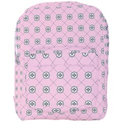 Kekistan Logo Pattern On Pink Background Full Print Backpack by snek
