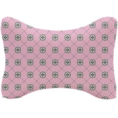 Kekistan Logo Pattern On Pink Background Seat Head Rest Cushion by snek