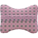 Kekistan logo pattern on pink background Velour Seat Head Rest Cushion View2