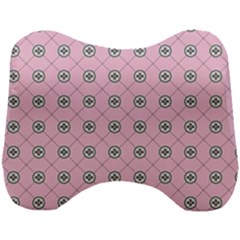Kekistan Logo Pattern On Pink Background Head Support Cushion by snek