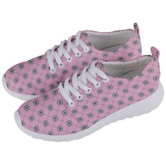 Kekistan Logo Pattern On Pink Background Men s Lightweight Sports Shoes by snek